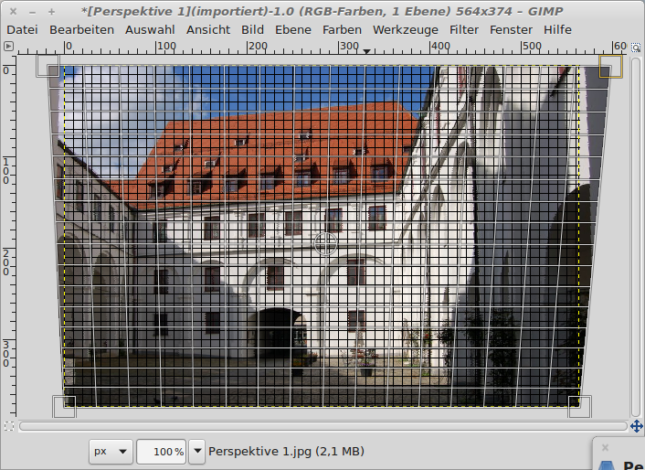 Perspektive korrigieren